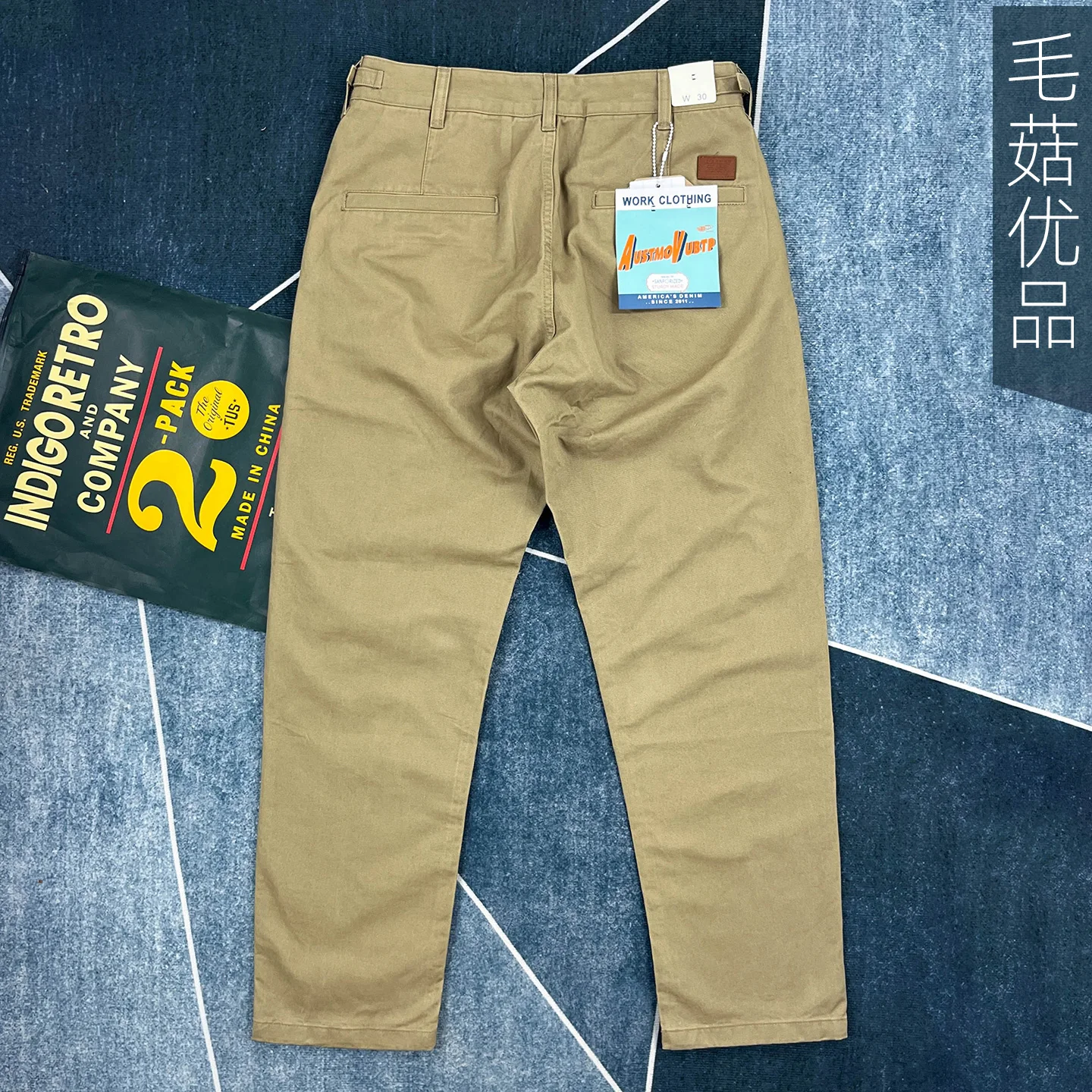 

Мужские шиносы из 100% хлопка, осенне-зимние толстые тяжелые брюки, американские ретро обычные прямые брюки, однотонные модные брюки