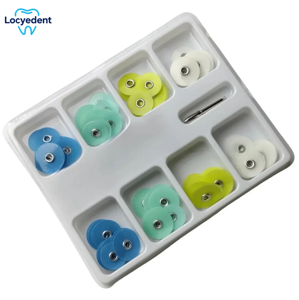 

Диски для полировки зубов для уменьшения брутто, контурные полоски и набор оправок, отделка зубов, отбеливание и формирование