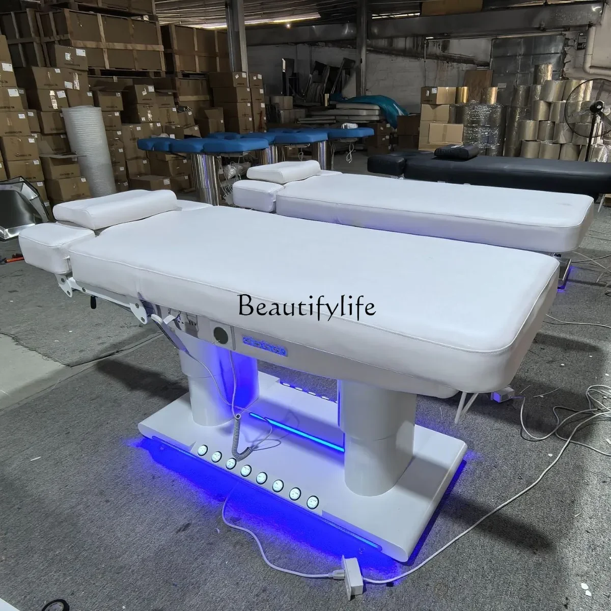 04*Beauty medical bed electric multi-angle lifting tattoo massage bed