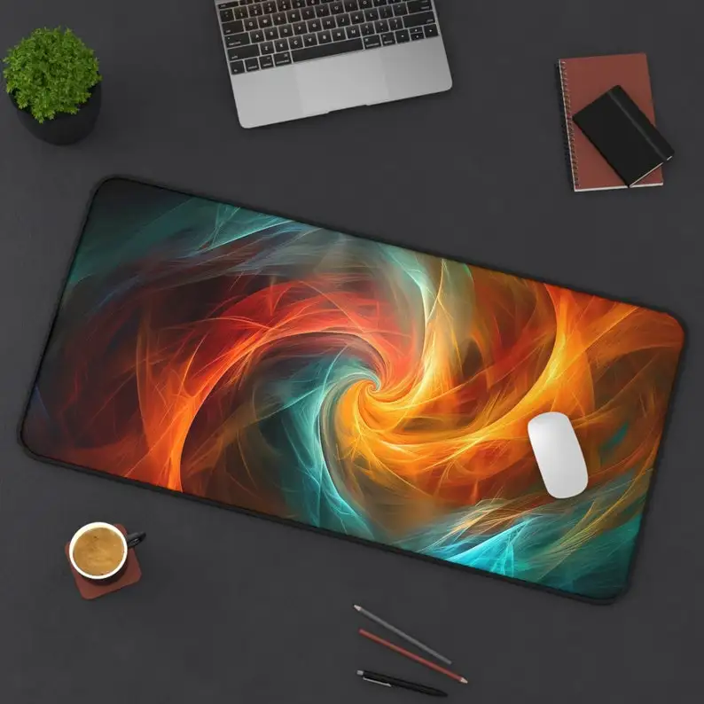 

Vitality Swirl Mouse Pad, Non-Slip Waterproof Gaming Mouse Pad, Game Desk Decorative Mat, Perfect Gift for Stationery Lovers