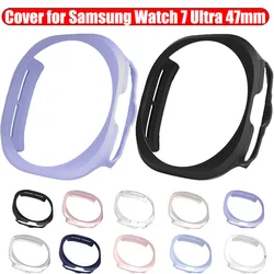 PC Protective Cover for Samsung Galaxy Watch 7 Ultra 47mm Protect Shell for Galaxy Watch 7 Ultra 47mm SmartWatch Protector Fram