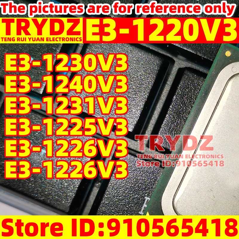 1Pcs Used E3-1220V3…