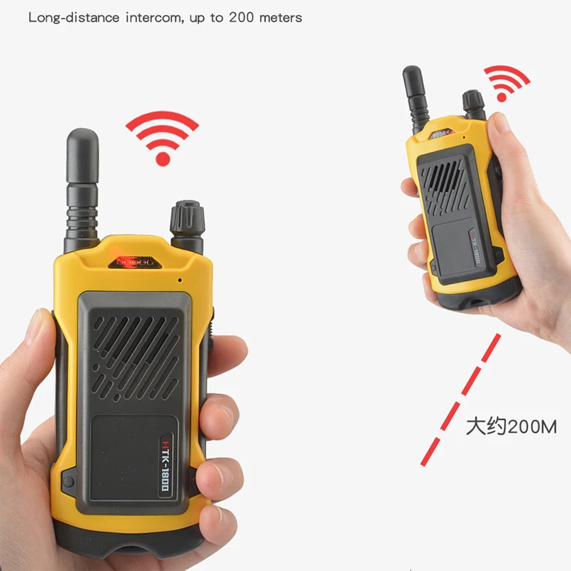 Mini Walkie Talkie ของเล่นเด็ก 200 ไมล์ 2 Way Receiver ของเล่นอิเล็กทรอนิกส์วิทยุ LCD ไฟฉาย Talkie Walkie ของขวัญเด็กผู้หญิง