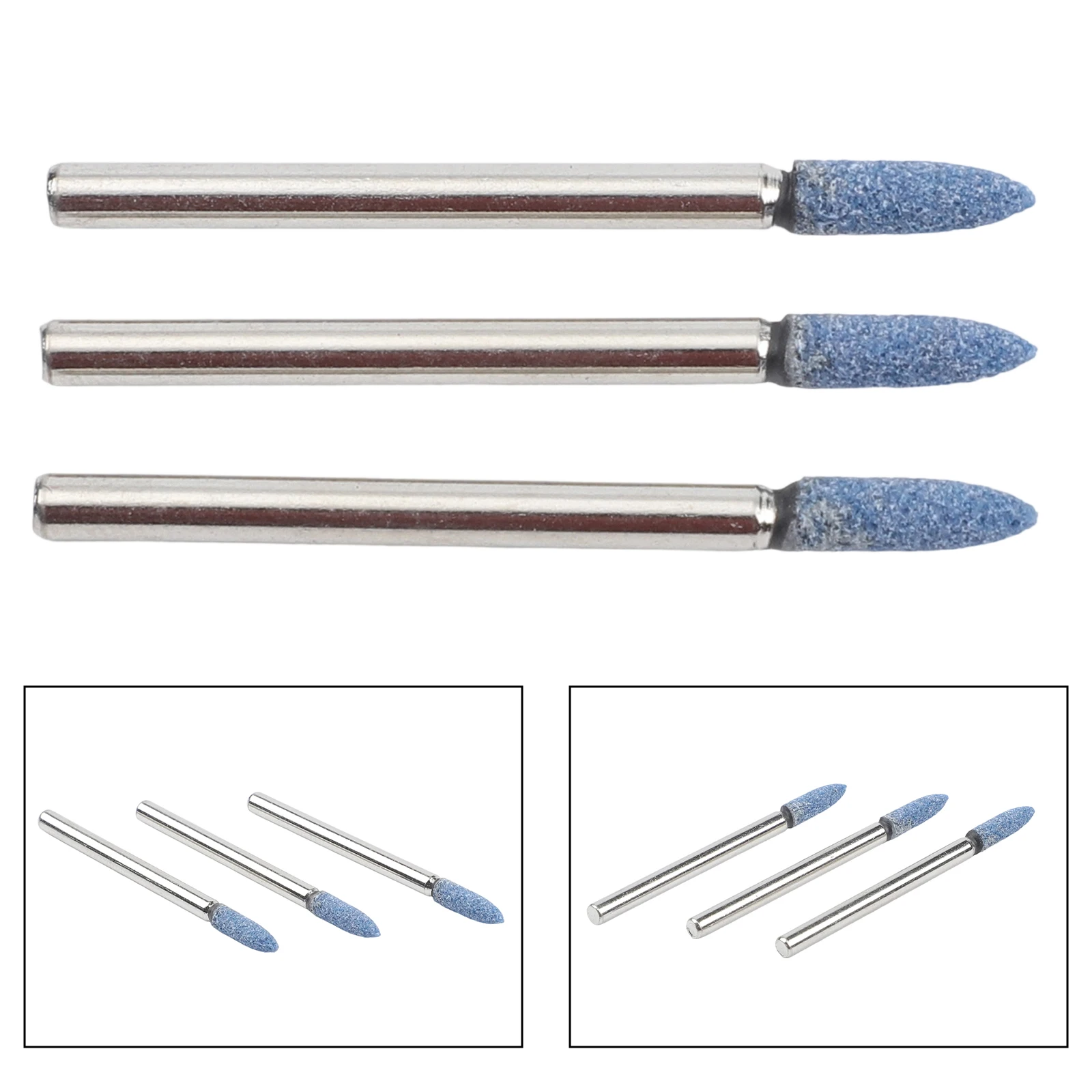 For Rust Removal Grinding Head Abrasive Polisher Multi-shape Design Cylindrical And Peach Shapes Chromium Corundum Material