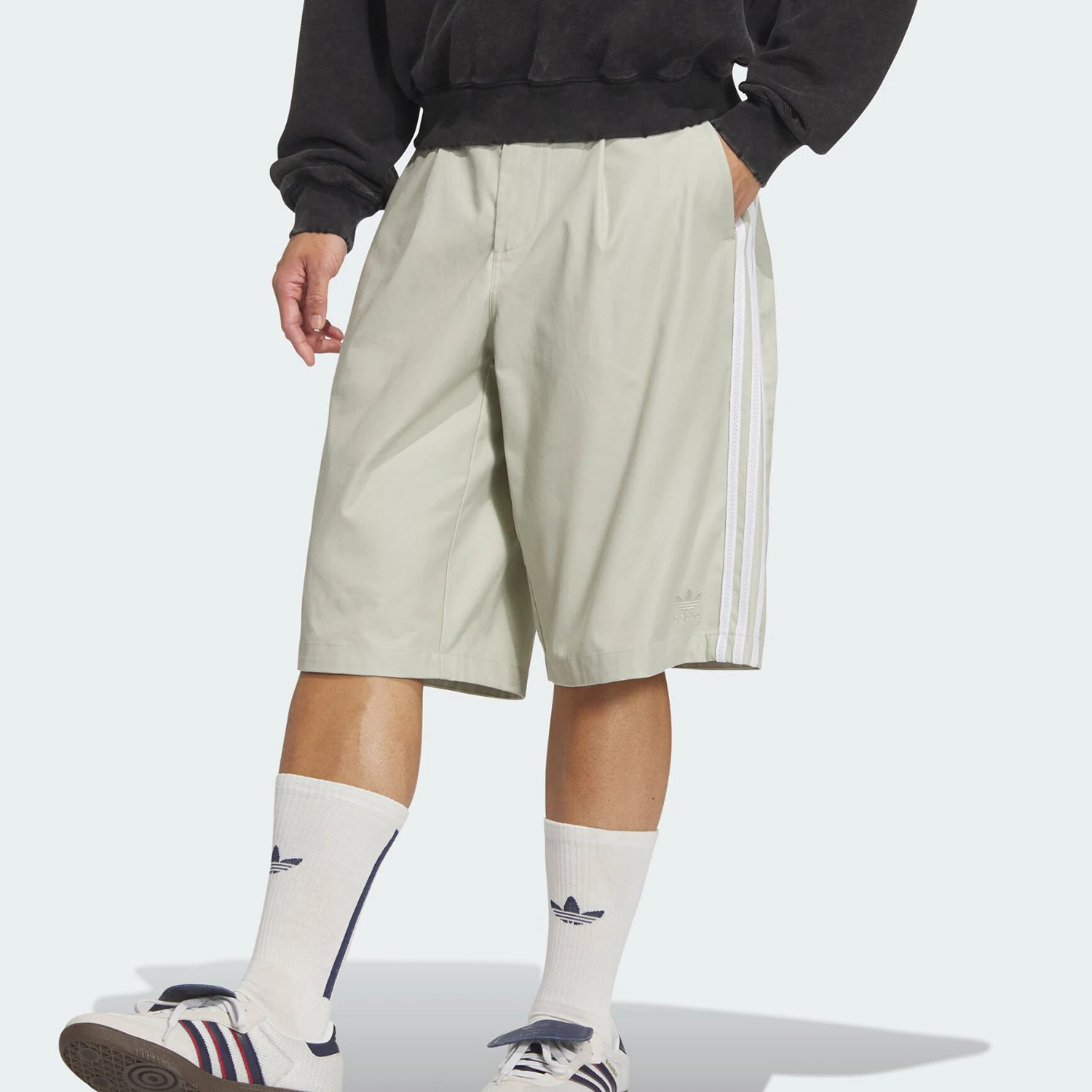 adidas-genuine-clover-men's-simple-and-loose-training-sports-shorts-jn5823