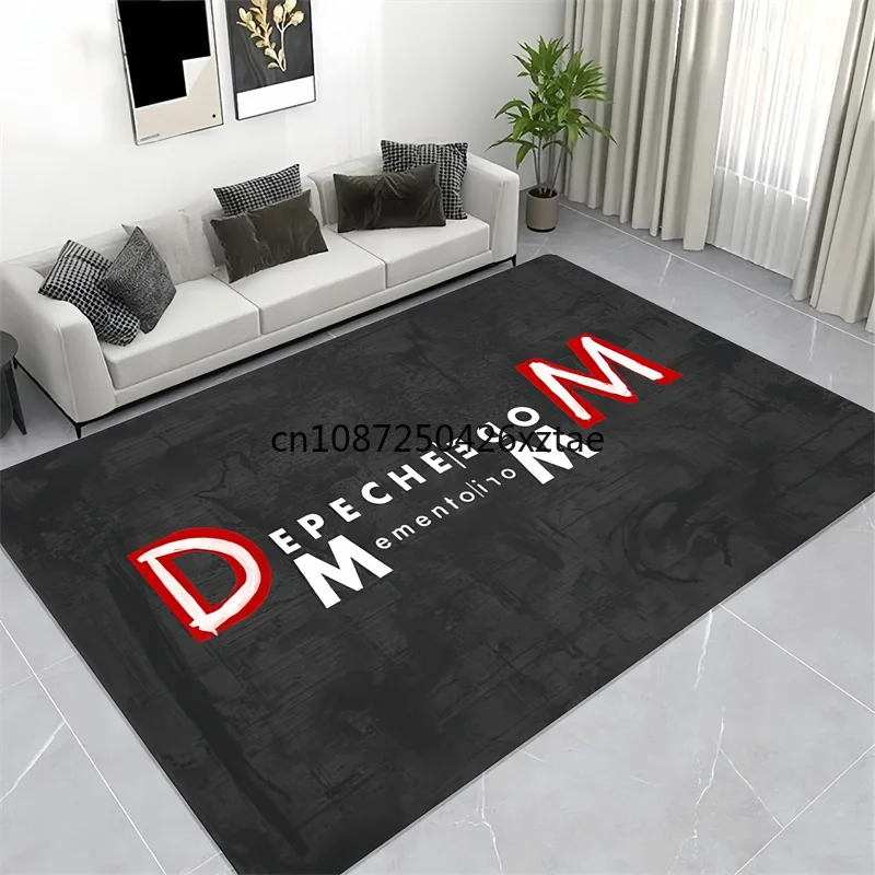 

D-epeche M-Mode MementoMori Logo Printed Large Carpet,Living Room Bedroom Sofa Area Rug,Floormats,bath Mat,poaymat