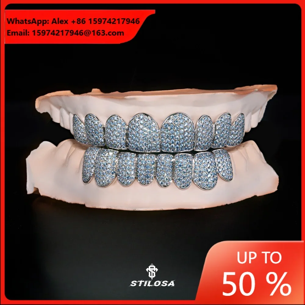 European And American Environmentally Friendly Hip-hop Braces Gold-plated Halloween Clown Braces Gold Teeth Dentures Dress Up