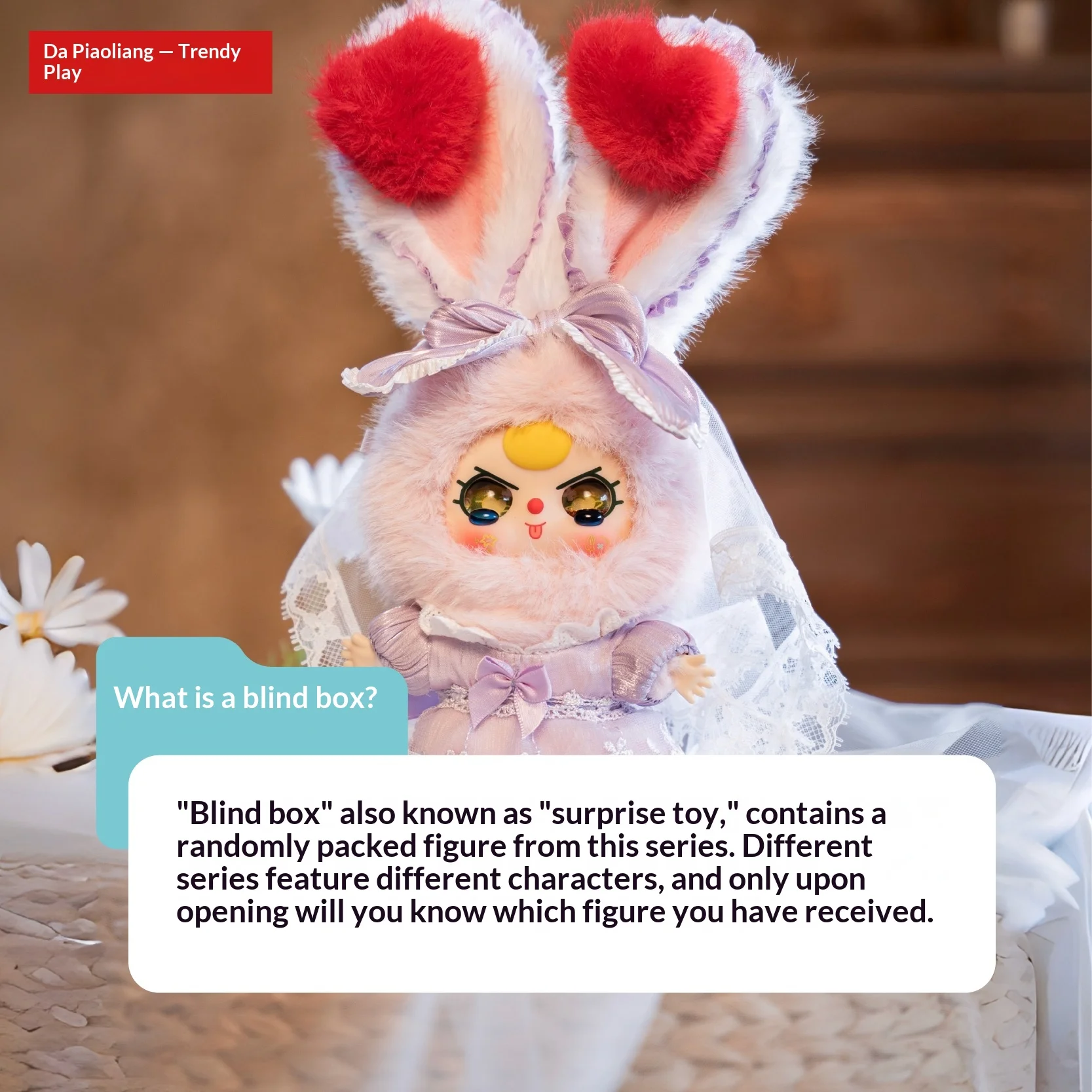 Nuevo BabyThree Dreaming of Lolita 100% cuerpo muñeca caja ciega de moda relleno suave regalos coleccionables para niños y coleccionistas