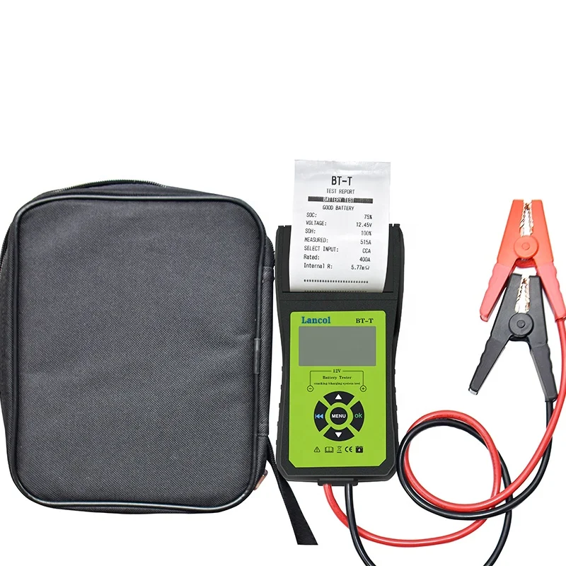 

Lancol BT-T 12V 24V CCA Car Battery Tester With Printer Auto Repair Tools