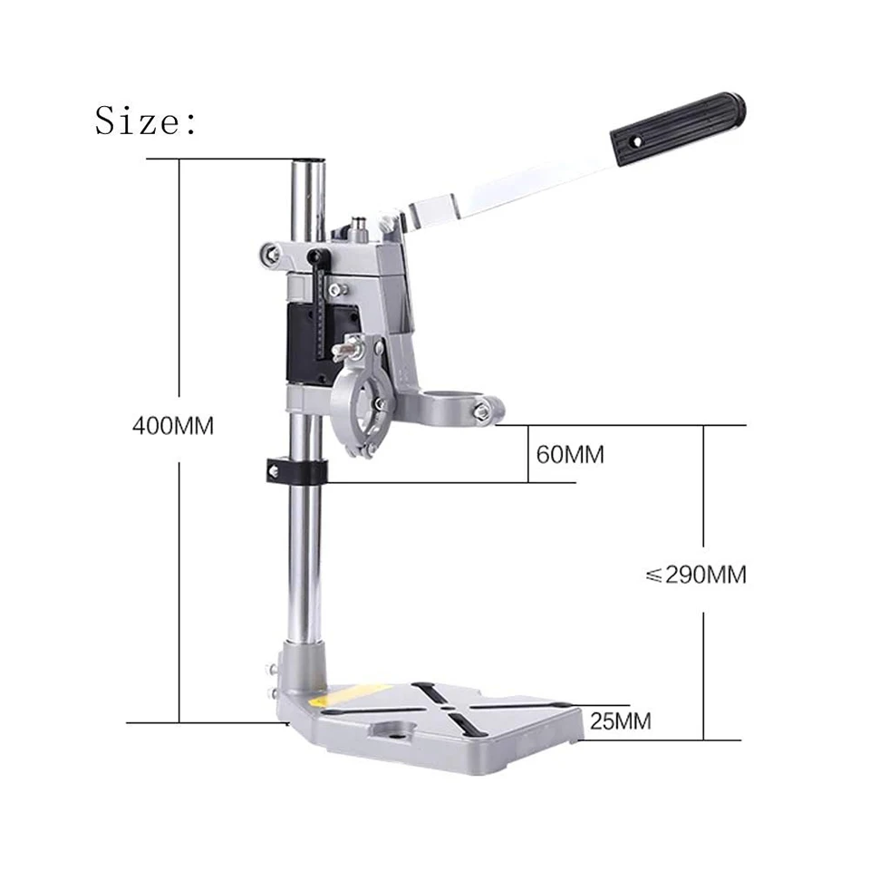 RDDSPON 400mm Drilling Holder Grinder Rack Stand Clamp Bench Press Stand Clamp Grinder Electric Drill Bracket for Woodworking