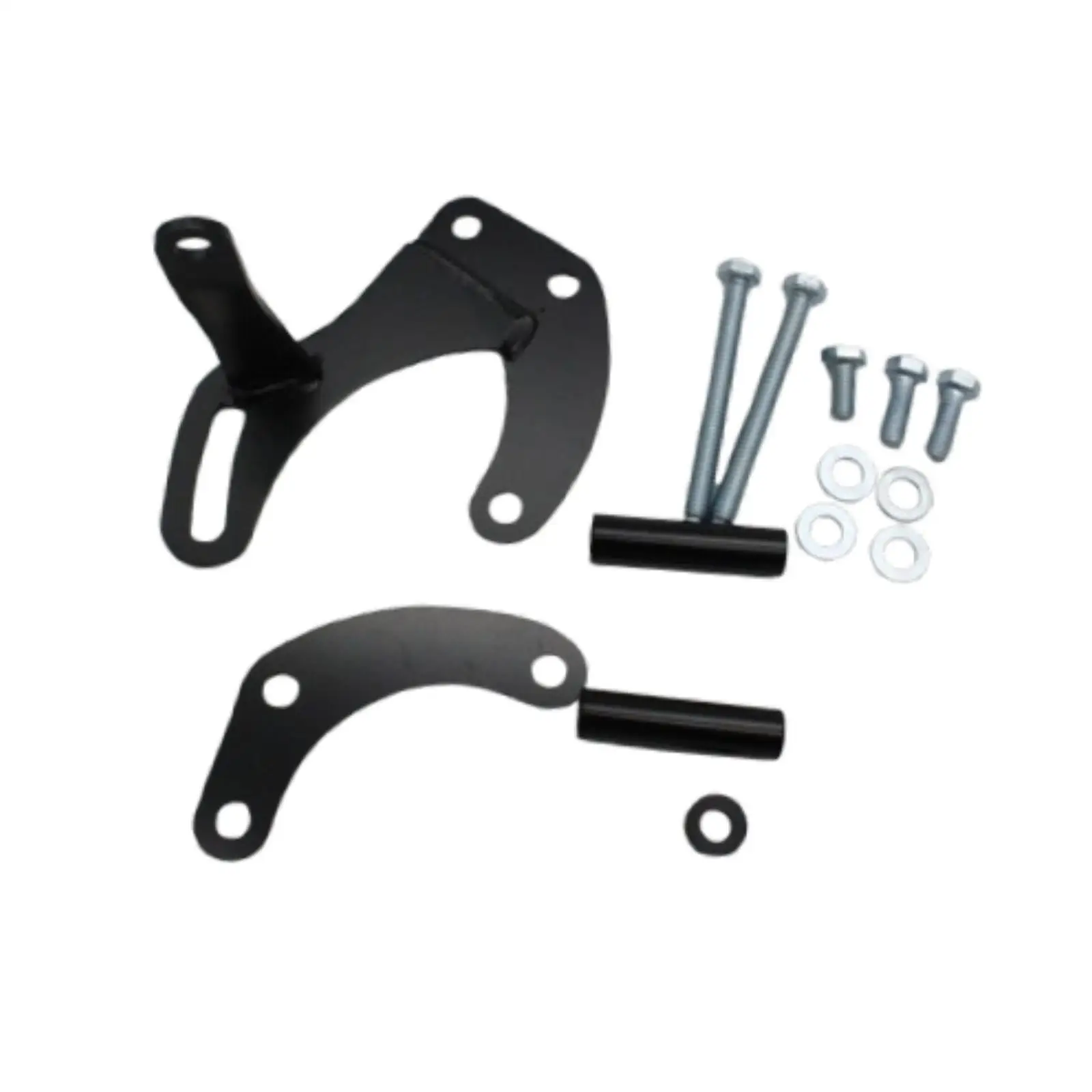 Power Steering Pump Bracket Spare Parts Easy to Install Black Accessories Premium for Chevy Engines 283 305 327 350 383 400