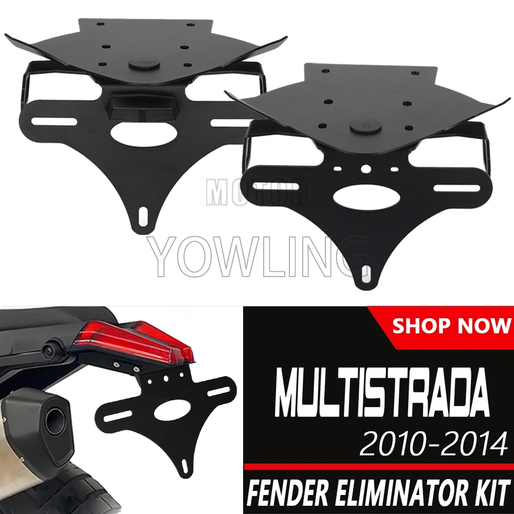 

Motorcycle License Number Plate Frame Holder Bracket For Ducati Multistrada 1200 / S 1200S 2010 2011 2012 2013 2014 Tail Tidy