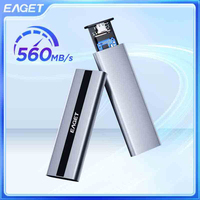 Eaget NVME Portable External SSD 1TB External Solid Hard Drive 5Gbps USB C 3.2 GEN 2 SSD 512G 2TB for Laptops Desktop PS4 PS5