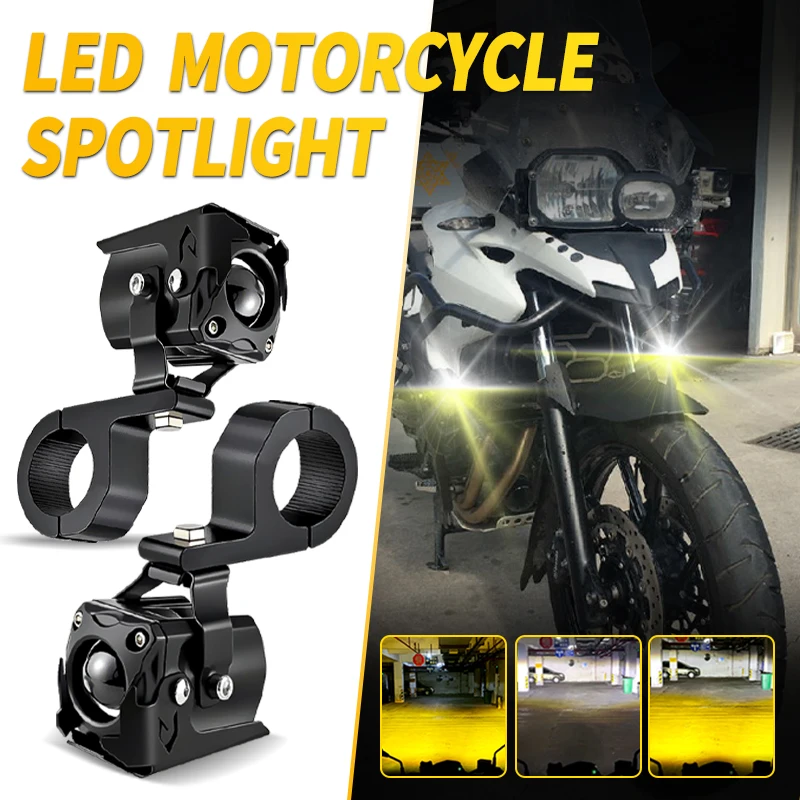 

Двойная светодиодная фара для мотоцикла BMW F700GS 2008-2017, F650GS Twin 2008-2014, вспомогательные светодиодные лампы 12В для мотоциклов