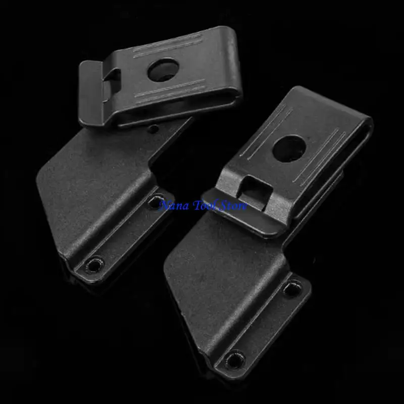 31GJ K Sheath Waist Clip 360 Degree Rotatable K Sheath Clip KYDEX Scabbard Carrying Clip K Sheath Waist Clip with Screws