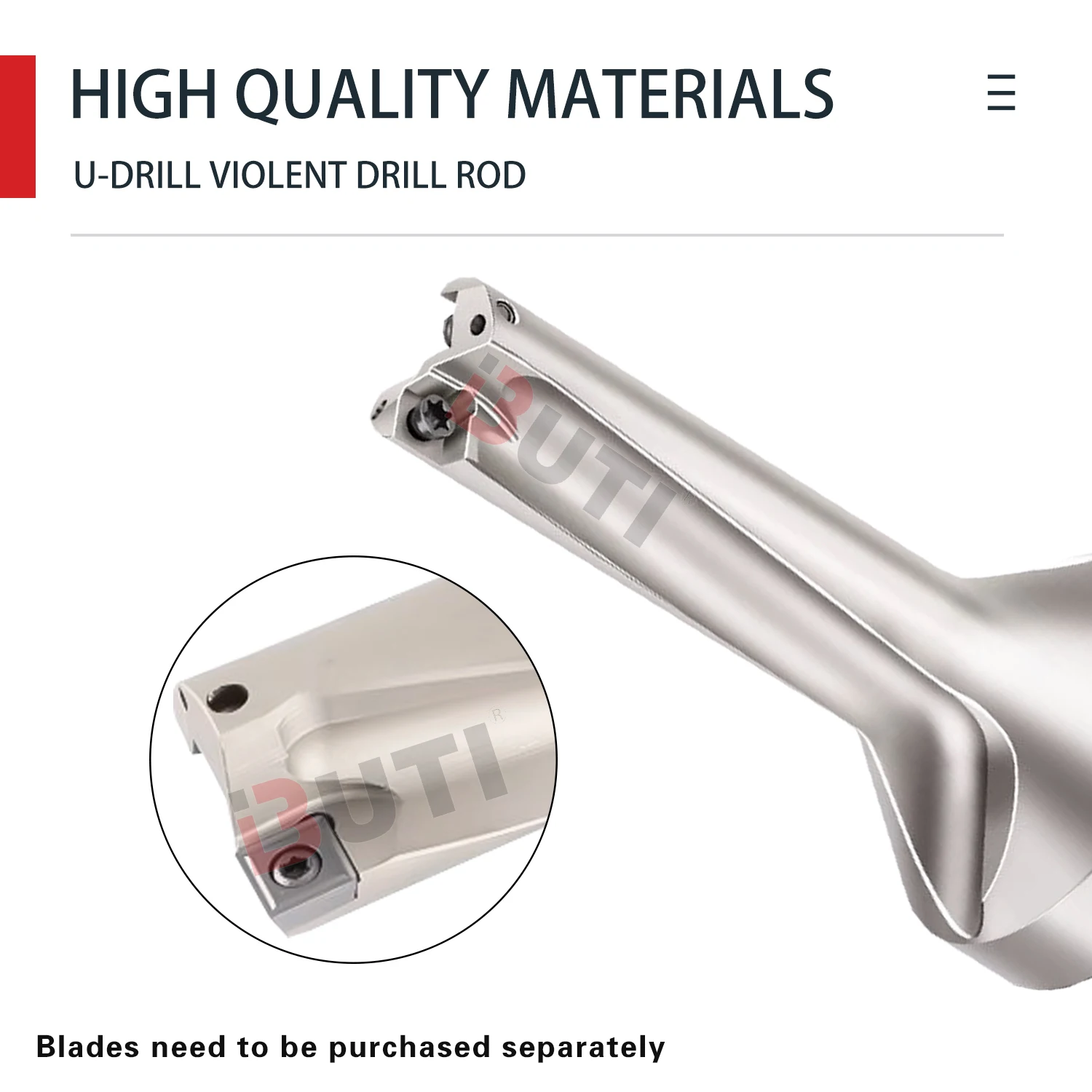 SP Series U-shaped Drill Bit DESKAR 100% Original Lathe 3D Reversible Deep Water Jet Fast Drill Bit Use For SPMG Series Blades
