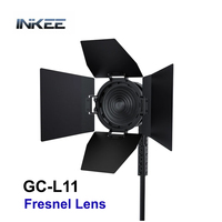 INKEE GC-L11 Fresnel Lens 15-45 Degree Angle Focusing for GC60 GC30 Photography Studio Spotlight Floodlight With Barndoor