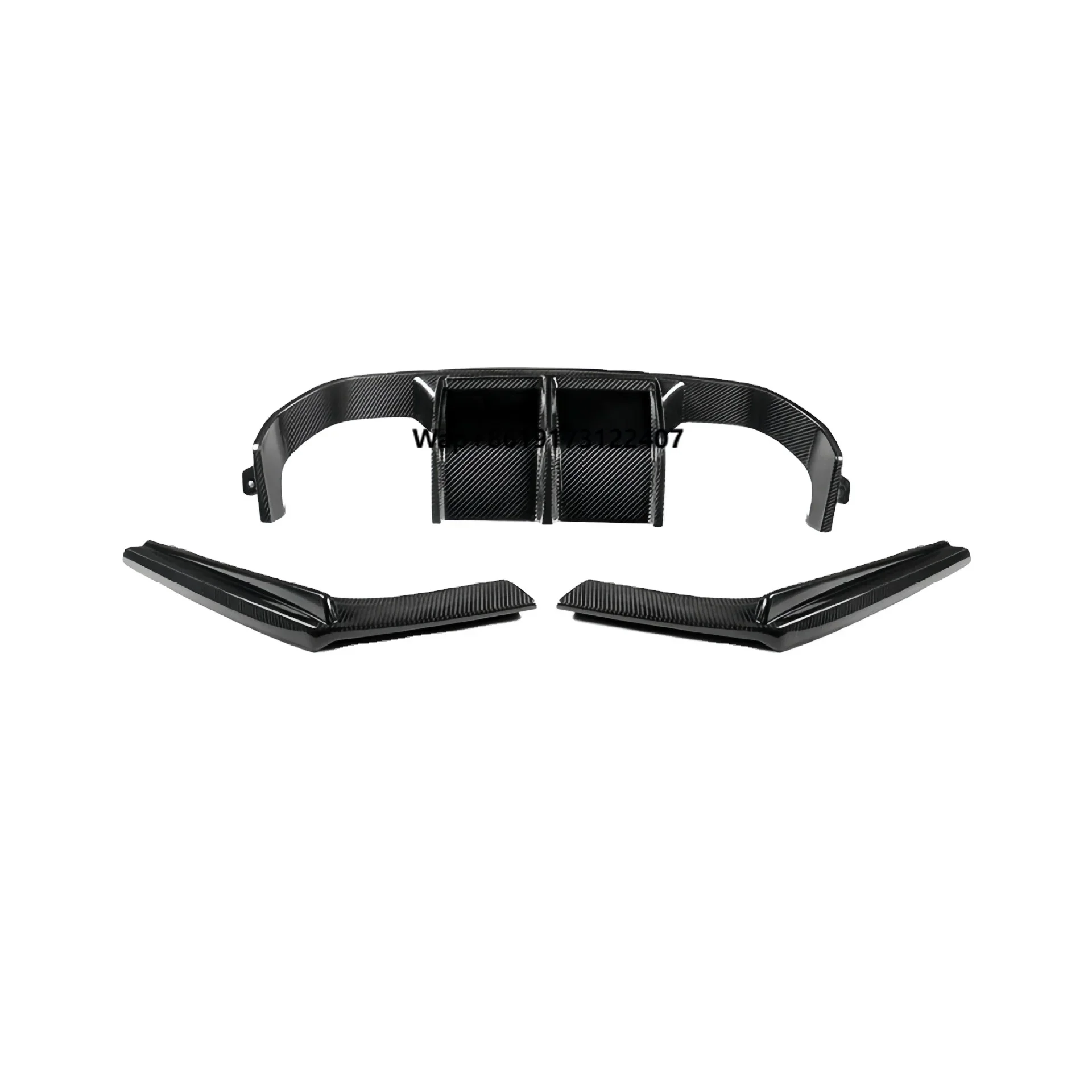 

New M3 M4 Series F80 F82 V-Style Dry Carbon Fiber Front/Rear Lip Rear Bumper Upgrade Full Body Kit Made China Includes