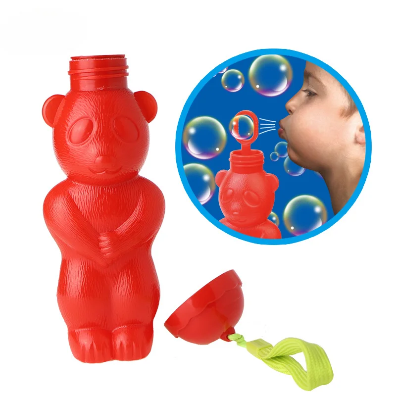 Little Bear Bubble Machine Leak Proof and Sprinkler Automatic Lifting Bubble Machine Water Proof Blowing Bubble Toy