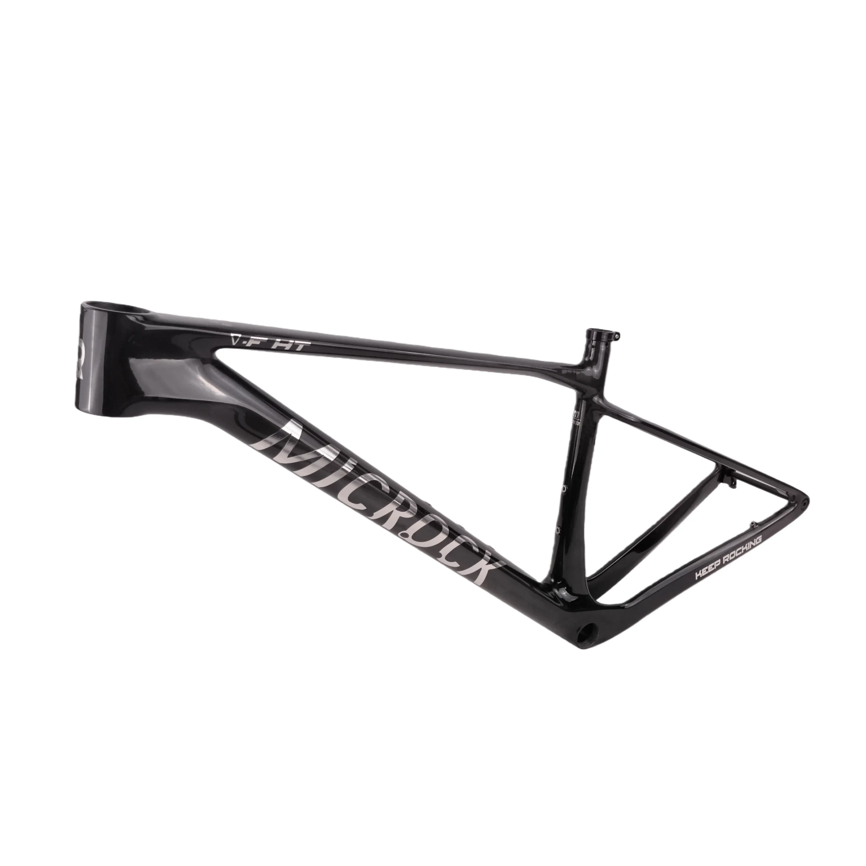 MICROCK Full T1000 Carbon Fiber HT MTB Bike Frame Boost 148 Internal Routing Cable Lines seatpost