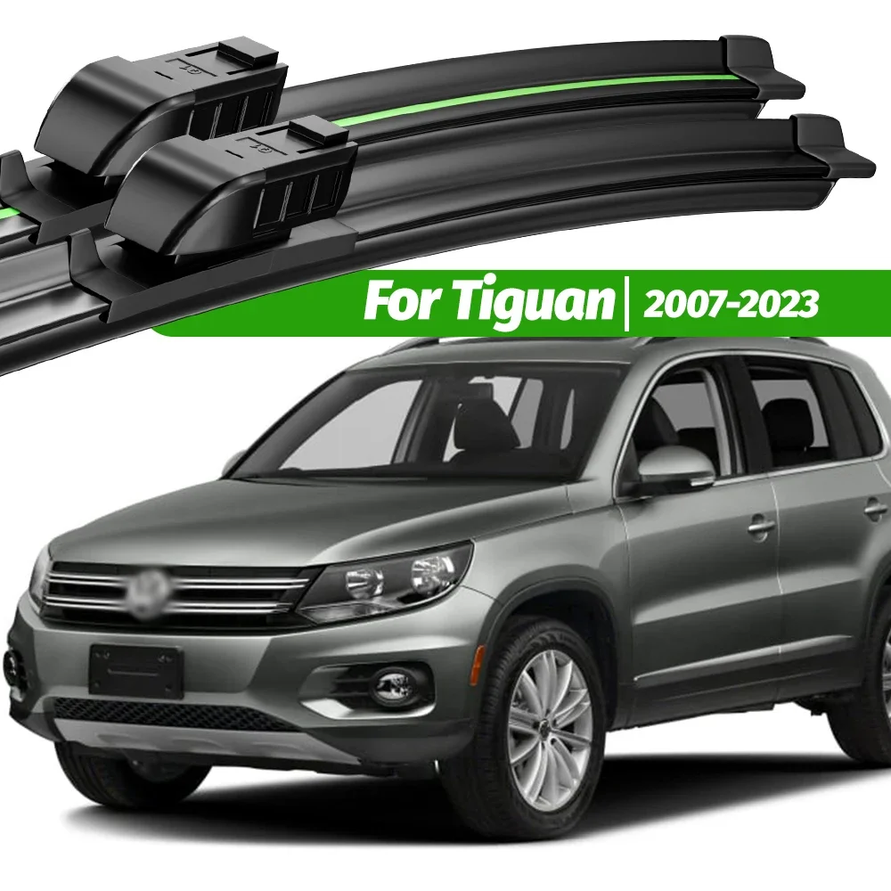 For VW Tiguan 2007-2023 2pcs Front Windshield Wiper Blades 2012 2013 2014 2015 2016 2018 2020 Windscreen Window Accessories