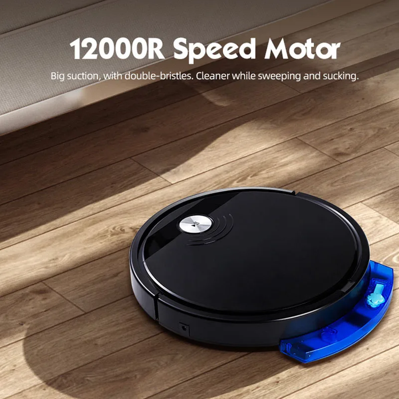 APP/remote control three-in-one dry and wet sweeping and mopping smart robot with anti-fall and water tank mop