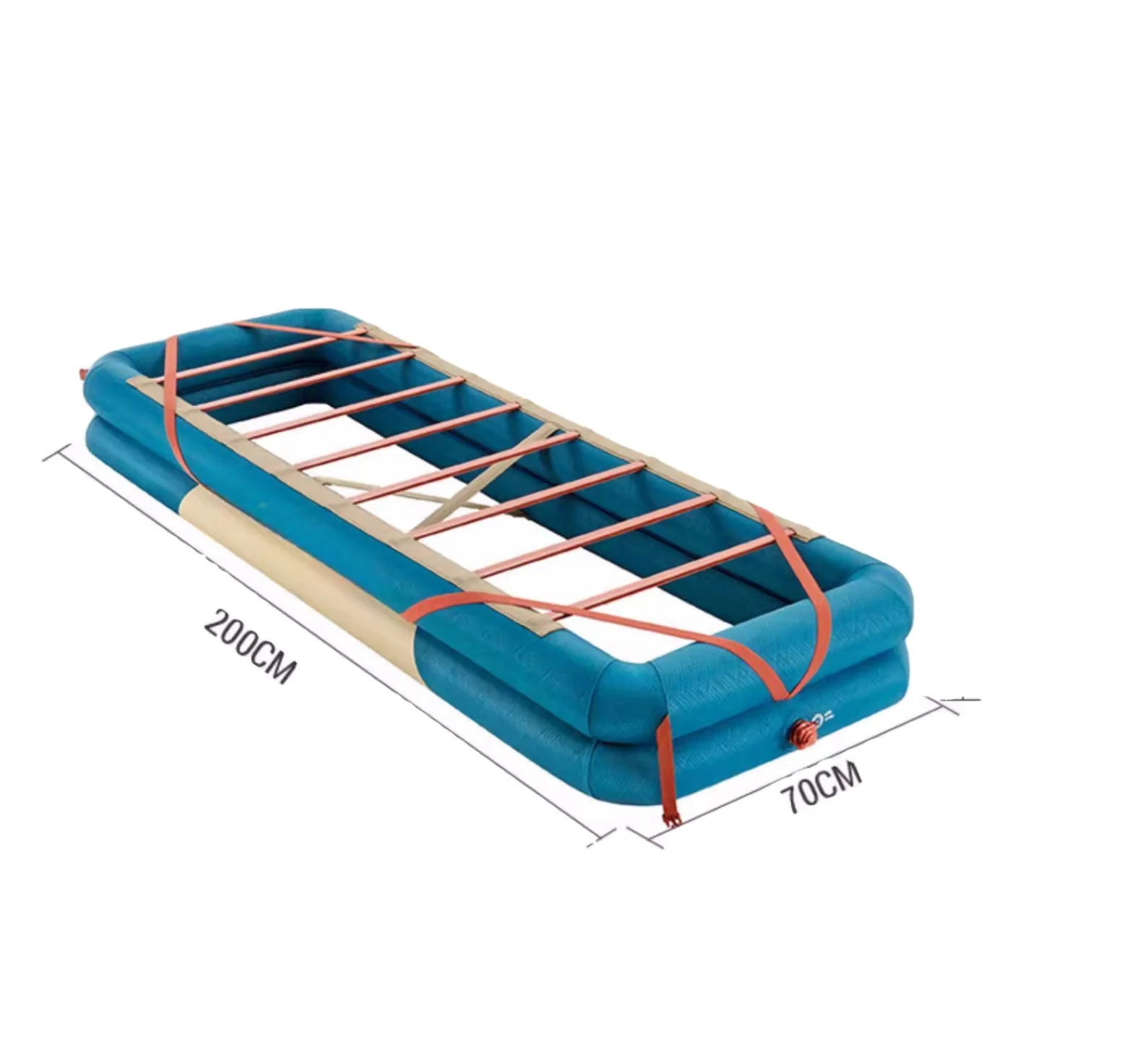 

Inflatable bed frame camping sleep single 70 cm comfortable and easy to store