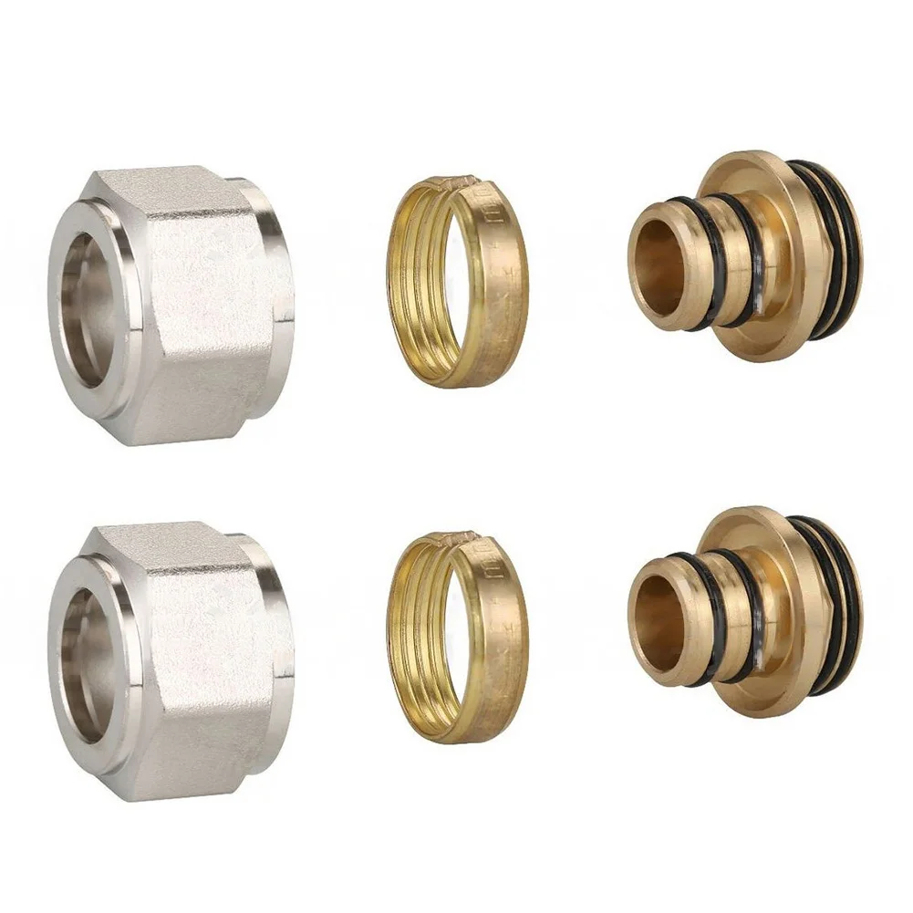 For HVAC Valve Manifold Fitting Clamp Fitting Home Heating Brass Clamp Fitting For Manifold Bolt Easy Installation