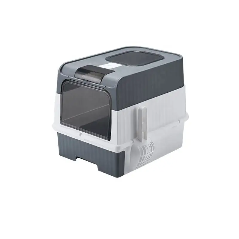 hit productHot Sale High Quality Polypropylene Multifunctional Fully Enclosed Anti-Splash Ultraviolet Sterilization Cat Litter B
