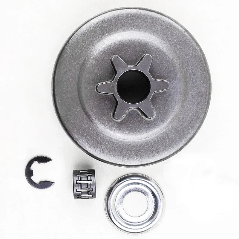 Sturdy Chainsaw Clutch Drum Kit with Bearing Washer and Electronic Clip for MS250 MS230 MS210 025 023 021 OEM Fit Replacement