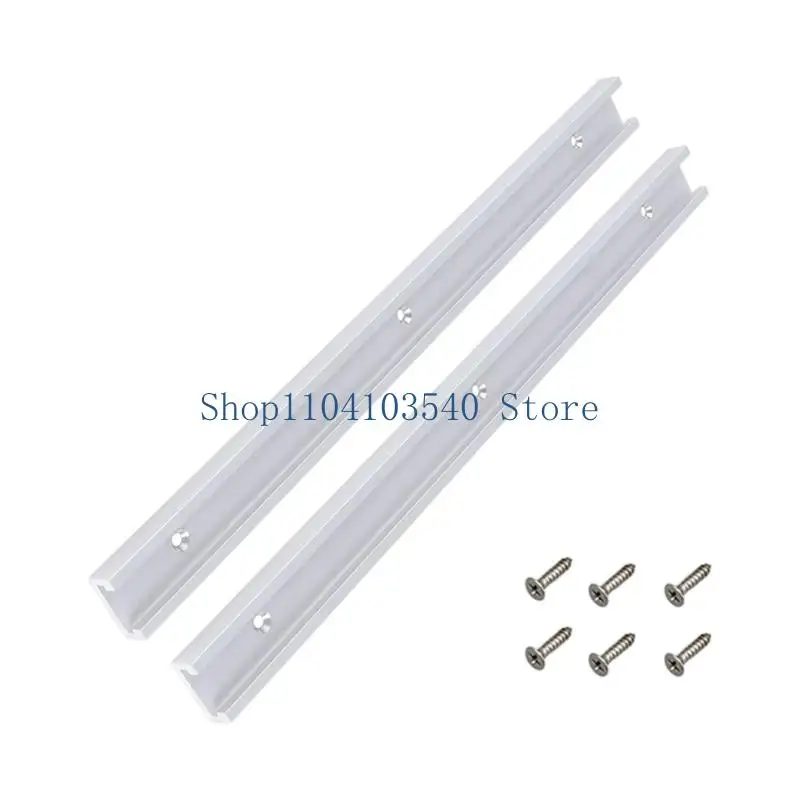 02DC Aluminum Slot Track Anodized Linear Guide for Furniture Hardware Assembly