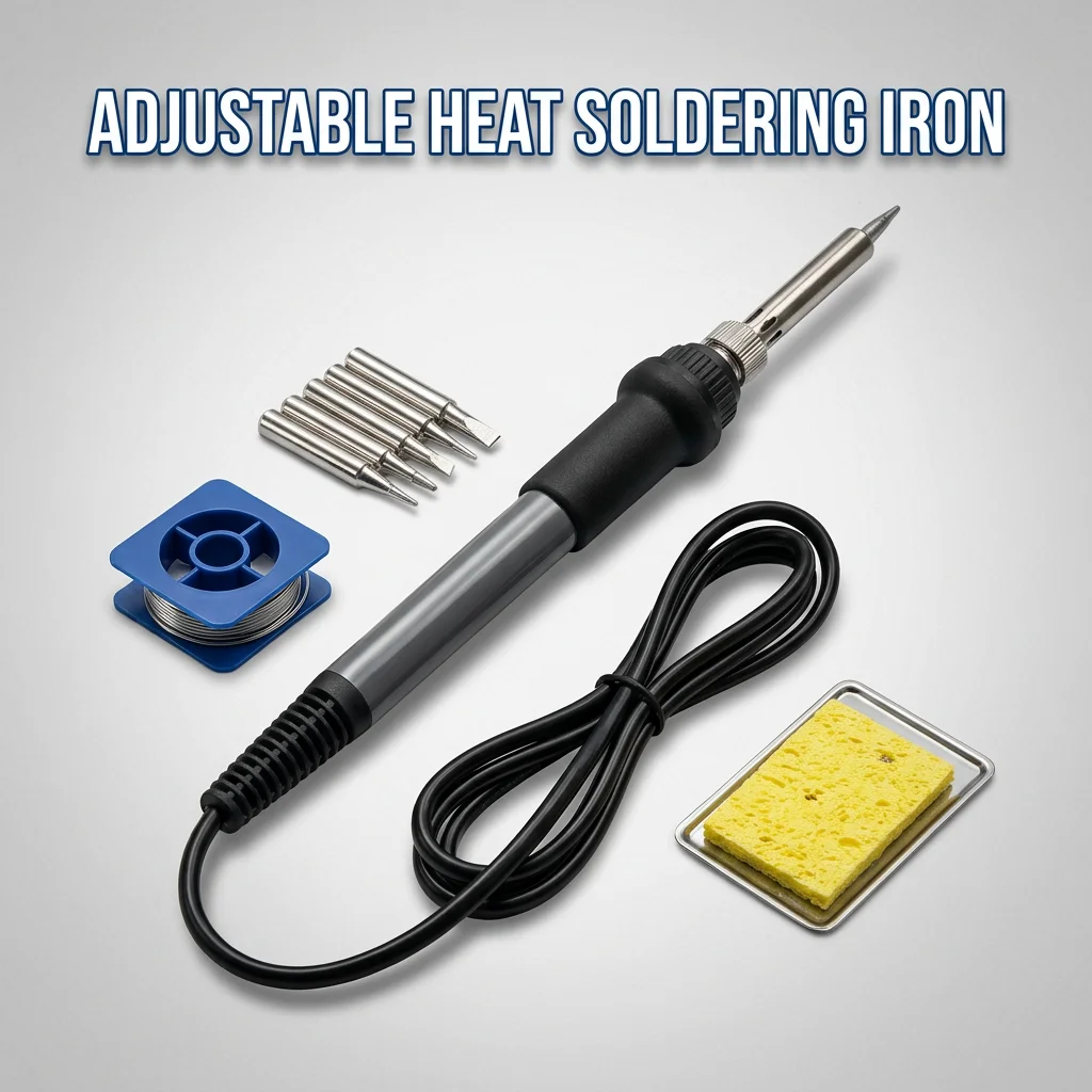 Electronics Repair Kit With Soldering Iron - 1/5pcs 60W Adjustable Temperature Electric Soldering