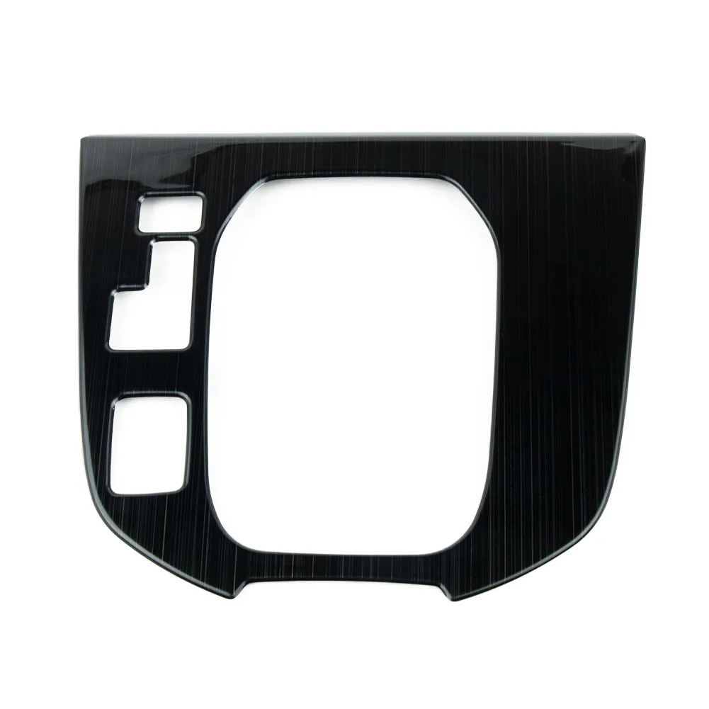 Sleek Black Stainless Steel Gear Shift Panel Decoration for Mazda CX 9 2016 2022 Easy Installation & Enhanced Performance
