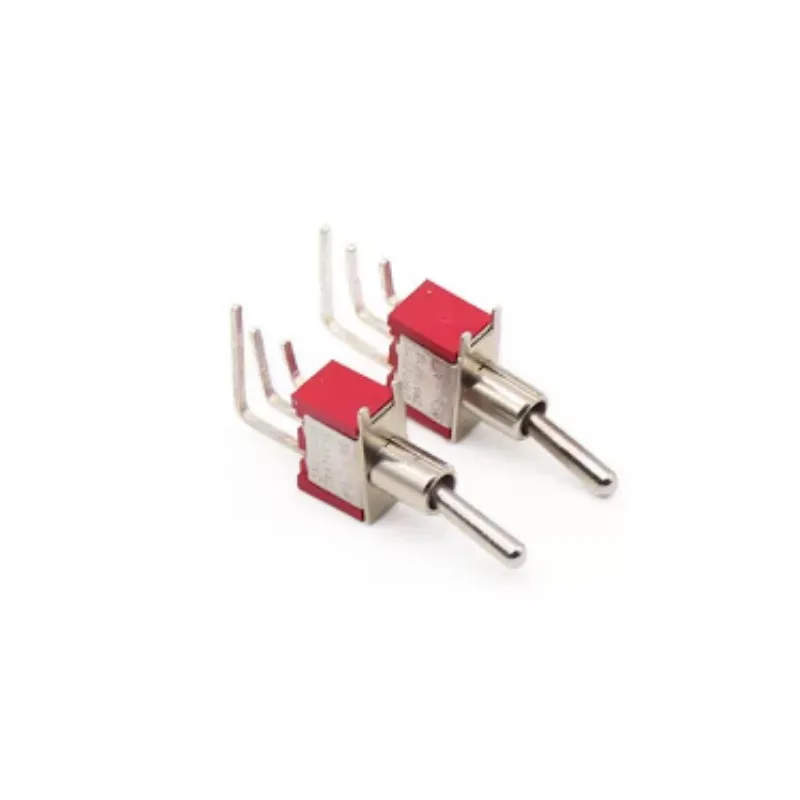 10pcs MTS-102C4 Toggle Switch Bent Swithc SPDT PCB Mount Side Bend Switch