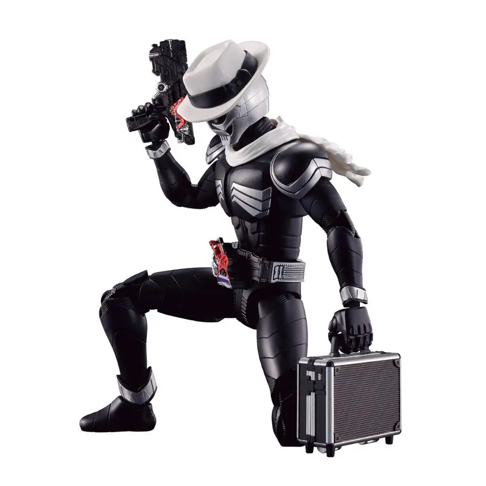 Bandai figura genuína kamen rider modelo duplo kit figura-ascensão padrão kamen rider crânio coleção modelo figura de ação brinquedos