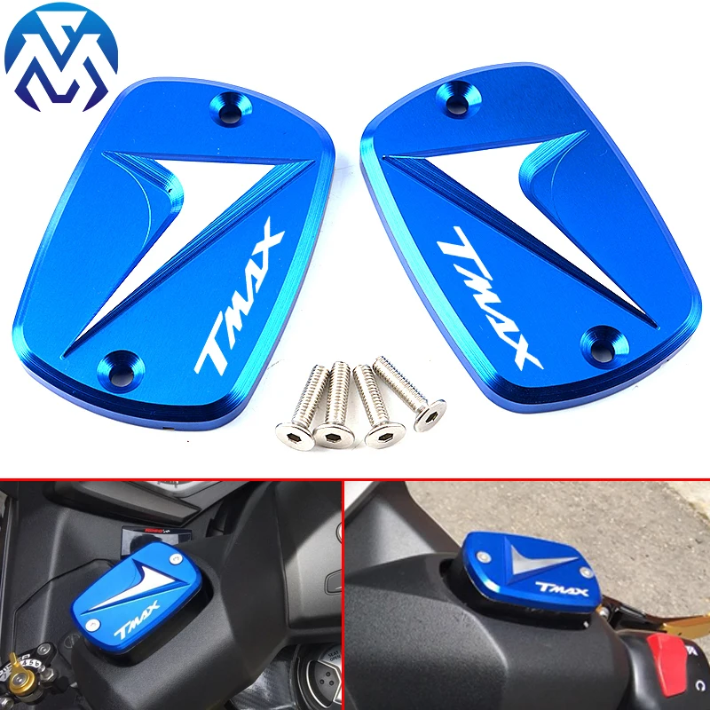 For Yamaha Tmax 560/530/500 DX/SX T-max Tmax560 Tmax530 Tmax500 Accessories Motorcycle CNC Front Brake Fluid Reservoir Cover Cap