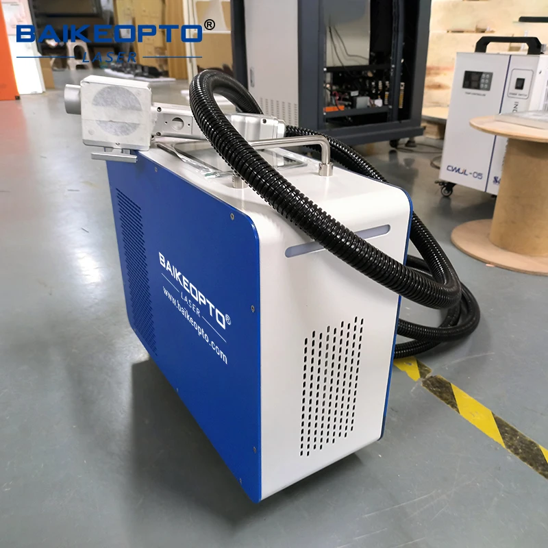 آلة التنظيف بالليزر النبضية المحمولة لترميم البقايا الثقافية؛ تنظيف الحجر والرخام؛ إزالة البقع غير المدمرة.