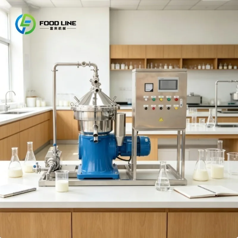 High Speed Milk Cream Separator Machine Dairy Processing Equipment for Milk Fat Extraction