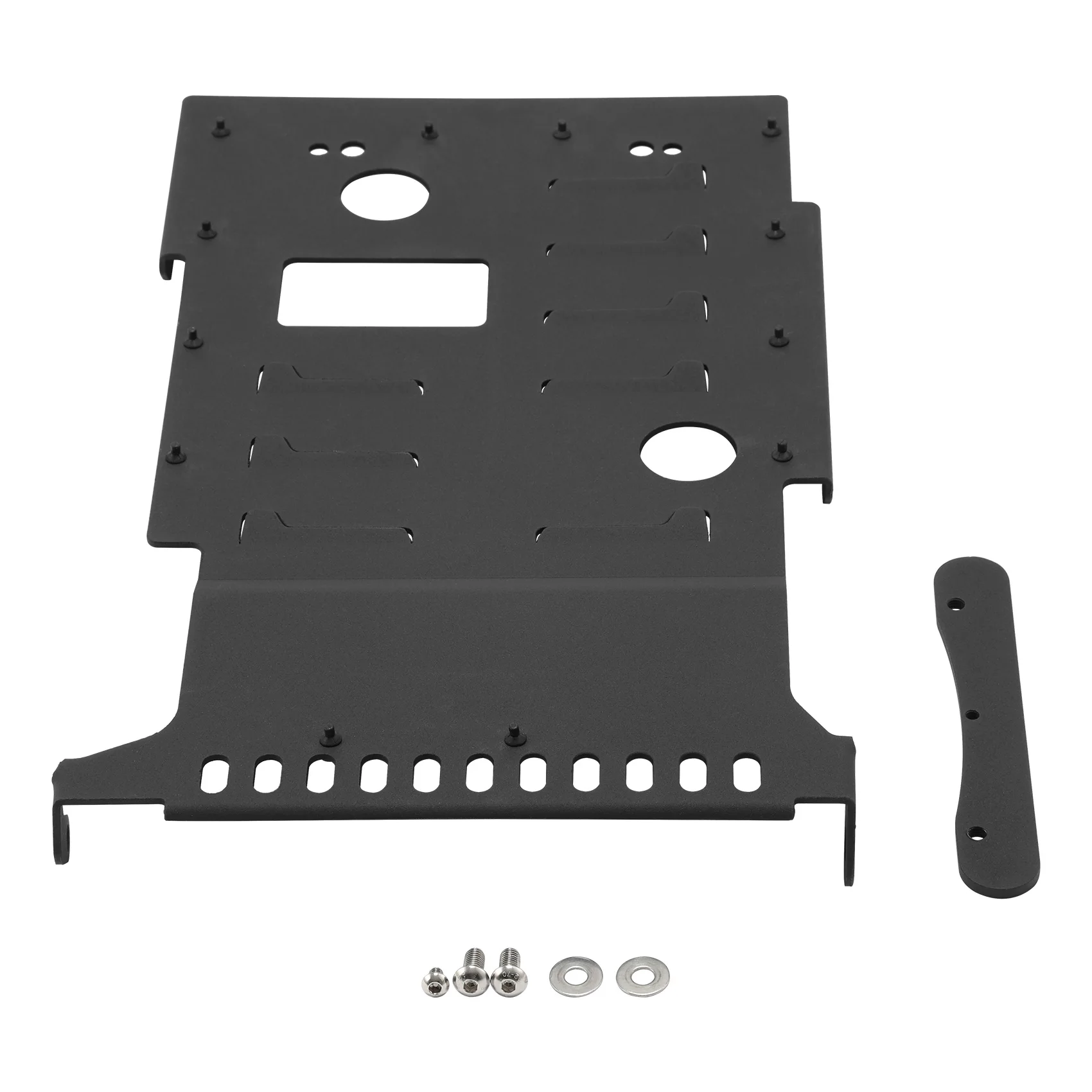 Matte black Skid Bash Plate Engine Guard Cover Fit For Harley Touring Street Glide Road King 2014-2024 2016 2018 Motorcycle