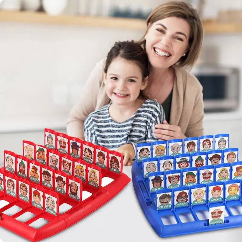 Family Guessing Game Who Cards Game Family Guessing Games Toys Educational Game For Kid Board Game You Say I Guess