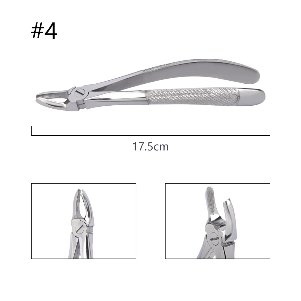 10-teiliges Set Zahnextraktionszangen mit Werkzeugset, Zahnärztliches Chirurgieinstrument für Kliniken, Zangen für Erwachsene/Kinder – Detail 9