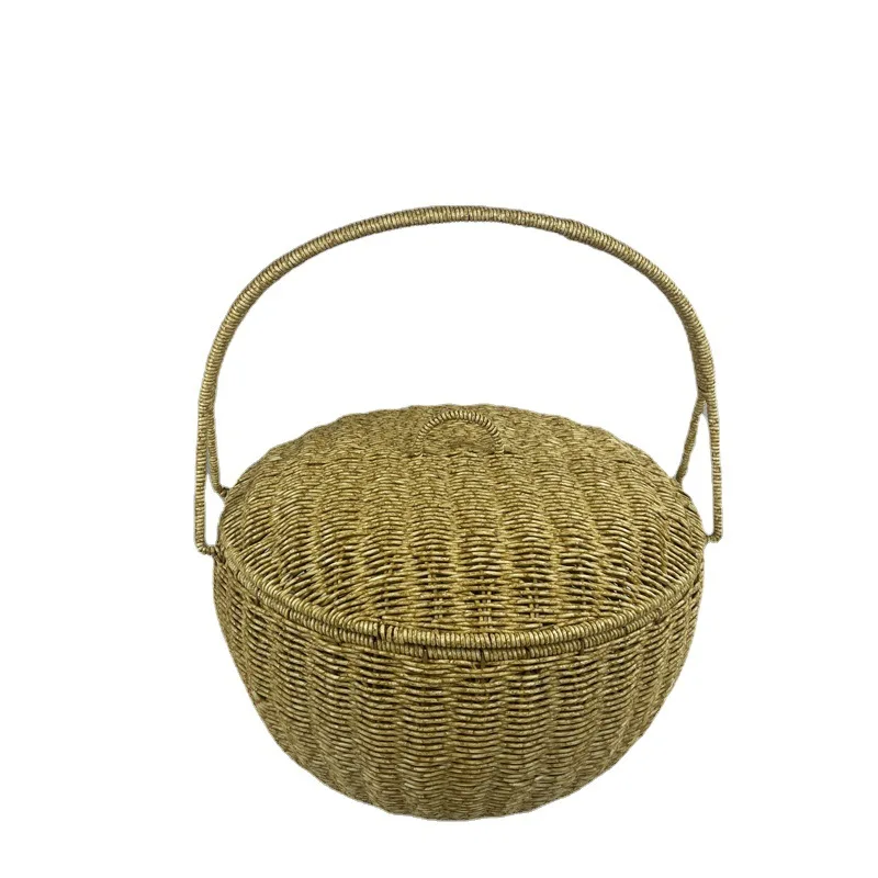 

Crafts Flower Basket Handmade Basket Decoration Weaving God Worship Big Blue Pack Chicken Duck Goose