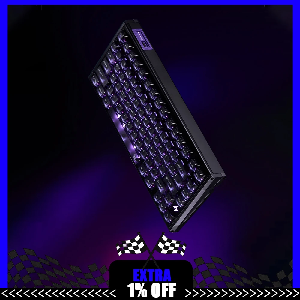 

ATK RS7 V2 клавиатура с магнитным переключателем, проводная механическая клавиатура, 8000 Гц RT0,001 мм, игровая клавиатура, аксессуары для ПК из алюминиевого сплава