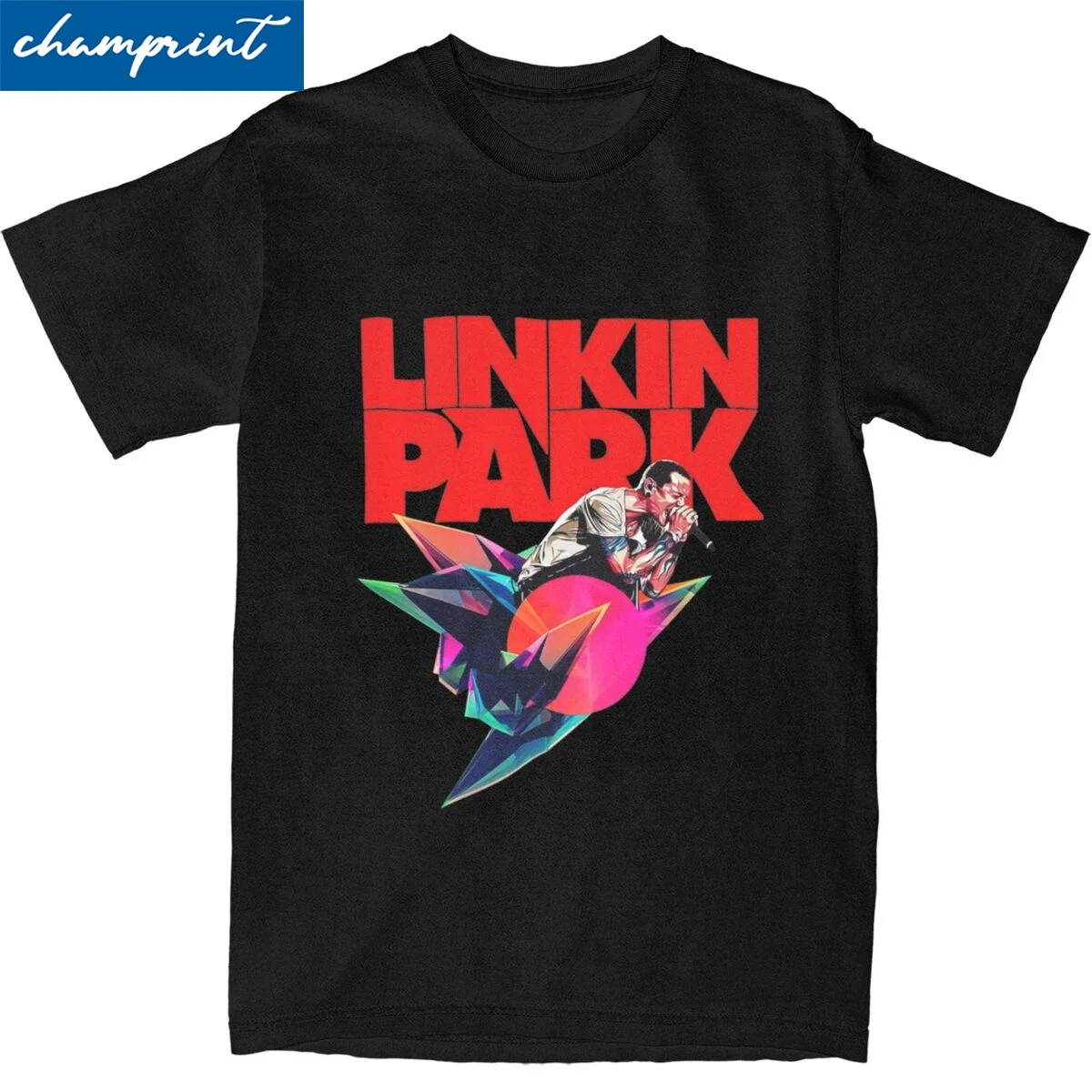 Linkin-Parks Metal Music Band T-Shirts for Men Women Cool 100% Cotton Tees O Neck Short Sleeve T Shirt 4XL 5XL 6XL Tops