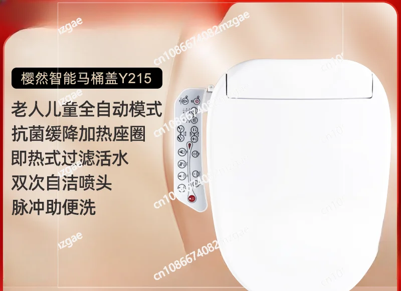 Toilet Seat Cushion, Household Electric Heating, Toilet Free Cover, UV Universal Automatic Fart Washing and Body Toilet Board