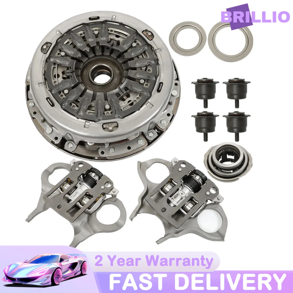 

LUK New 6DCT250 DPS6 Transmission Dual Clutch Kit 602000800 514002110 For FORD FOCUS 2011-2018