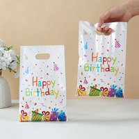 10/25/50pcs Happy Birthday Colored Gift Box Hand Bags Candy Cookies Kids Favor Birthday Party Decorations Gifts Party Supplies