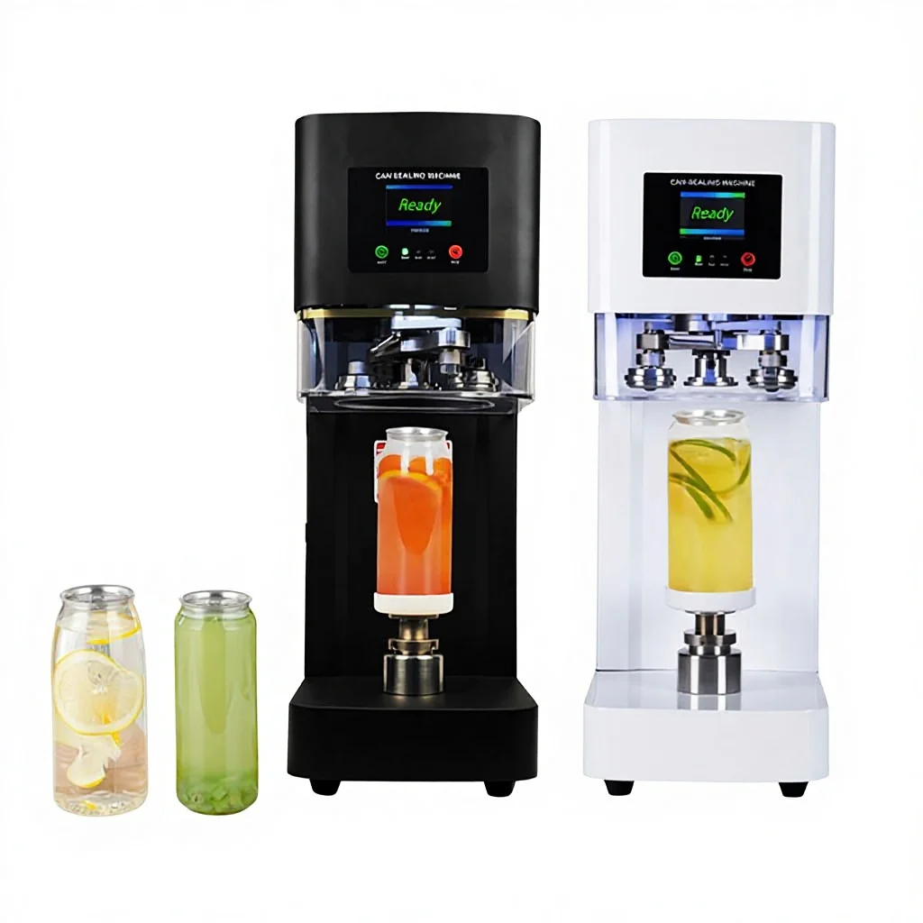 Commercial Full Automatic Bubble Te.a Can Sealing Machine Tabletop Soda Beverage Canner Sealer for Juice Shop Coffee Bar