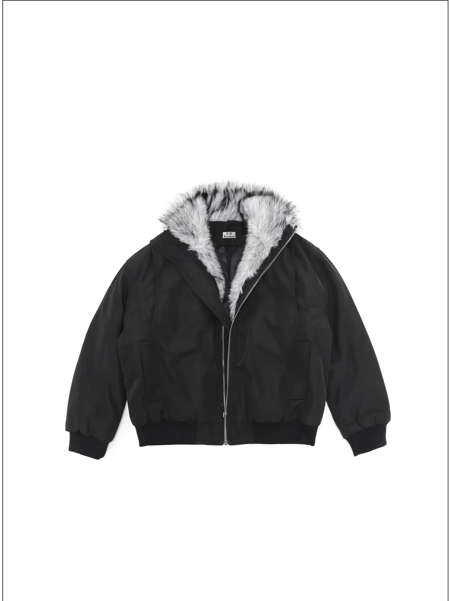 

Winter Hot Sell Eagle Embroidered Cotton Jacket Men Women Couple Hooded Fur Collar High Quality Thick Parka