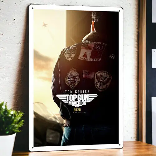 Top Gun: Maverick (2022) Metal Movie Poster Tin Sign Plaque Film 8\